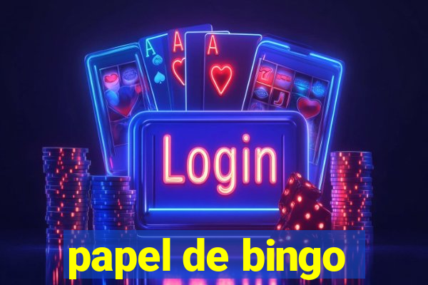 papel de bingo